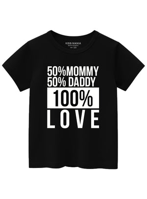 Charcoal black T Shirt for Boy
