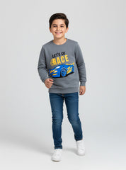 Cute & Warm Fleece Sweatshirt for Boys 