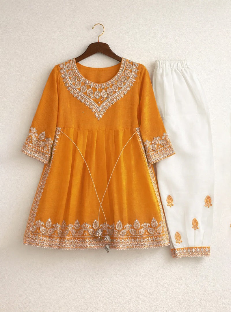 Girls Festive Frock Set