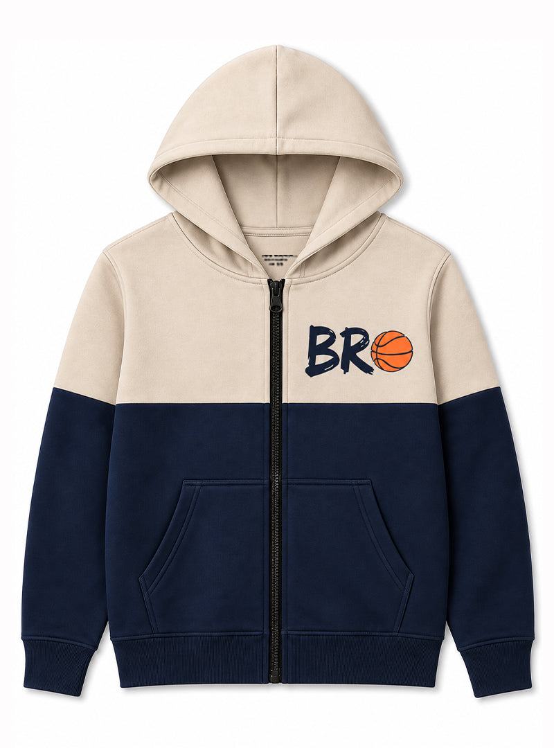 Boys Winter Hoodie Zip-Up Hoop Street