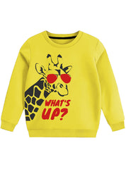 Sweatshirt - Whats Up Giraf Printed