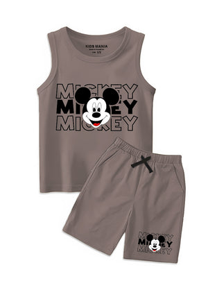Mocha brown T Shirt for Boy