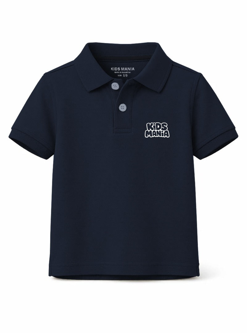 Kidsmania Midnight Crest Polo