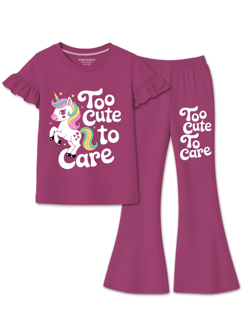 Too Cute To Care Girls Flapper Set