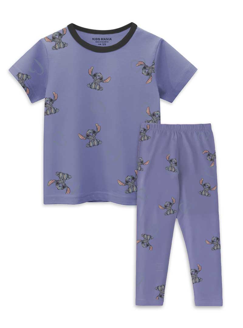 Stitch Cartoon Printed Cotton Set