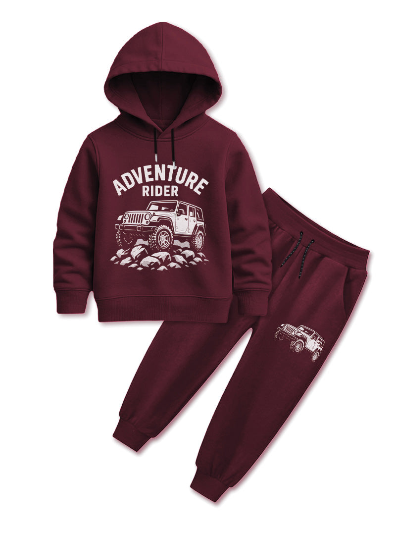  Boys Winter Hoodie Set