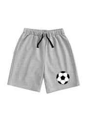 Football Print Soft Cotton Short For Kids