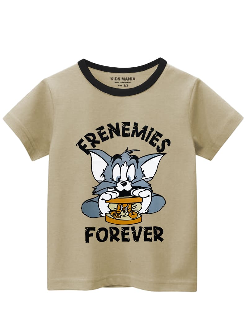 GIRLS T-SHIRT TOM & JERRY FRENEMIES FOREVER