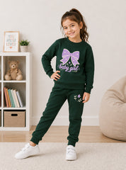 Girls Winter Set Lovely Bow
