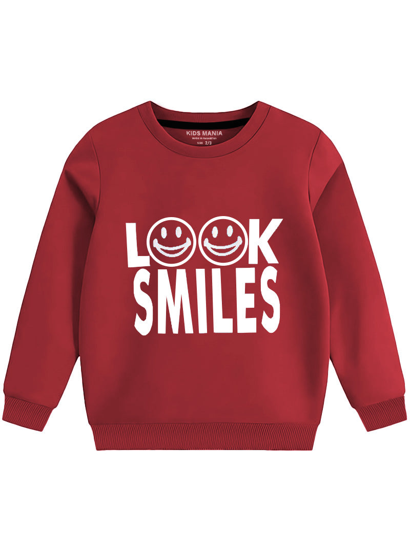 Look & Smiles Winter Fleece Sweatshirt