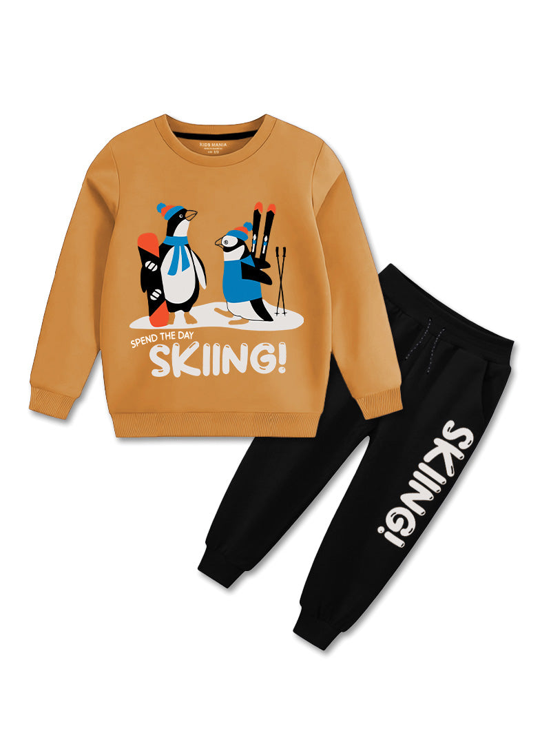 Snowy Penguin Playwear Tracksuit For Boys