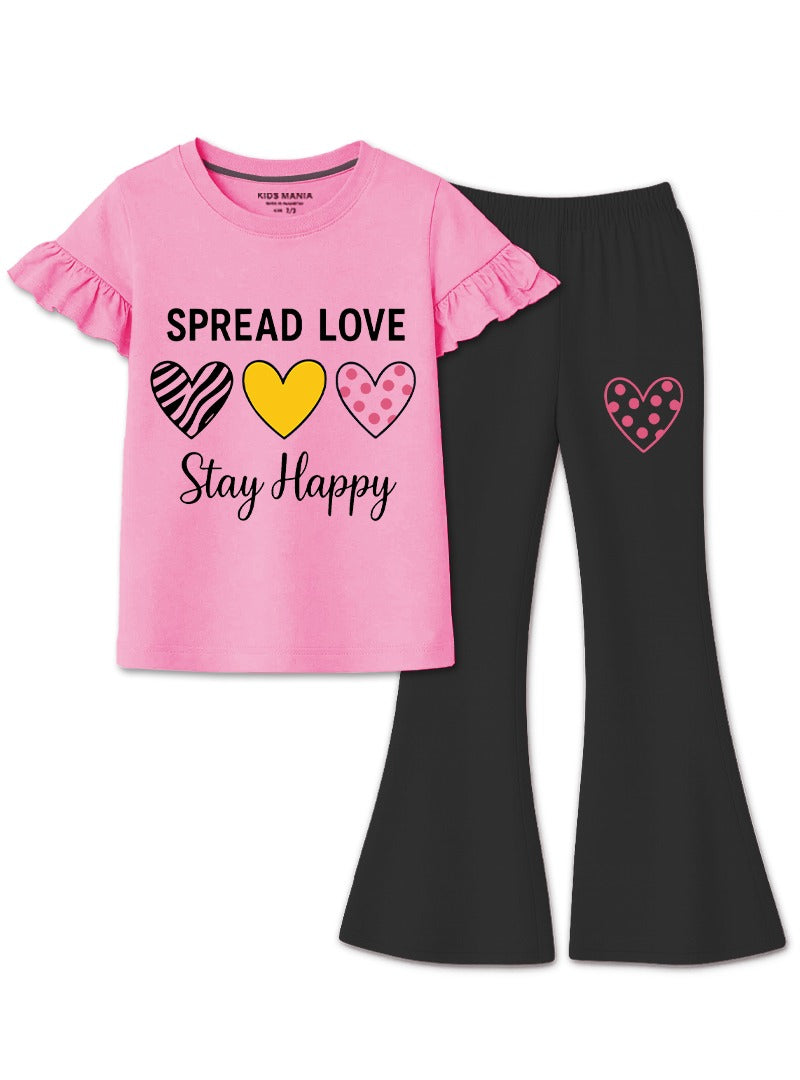 Girls Spread Love Flare Set