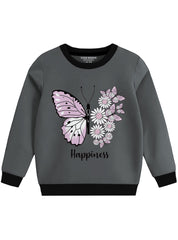 Happiness Butterfly Children's Sweatshirt