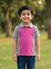 Boys Urban Stripe Polo Tee