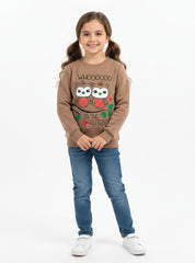 Whooo is The Cutest Adorable Fleece Shirts For Girls