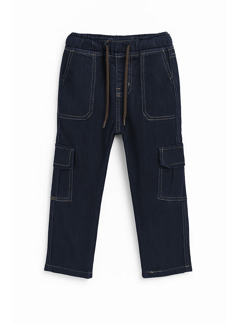 Denim cargo jeans for boys 