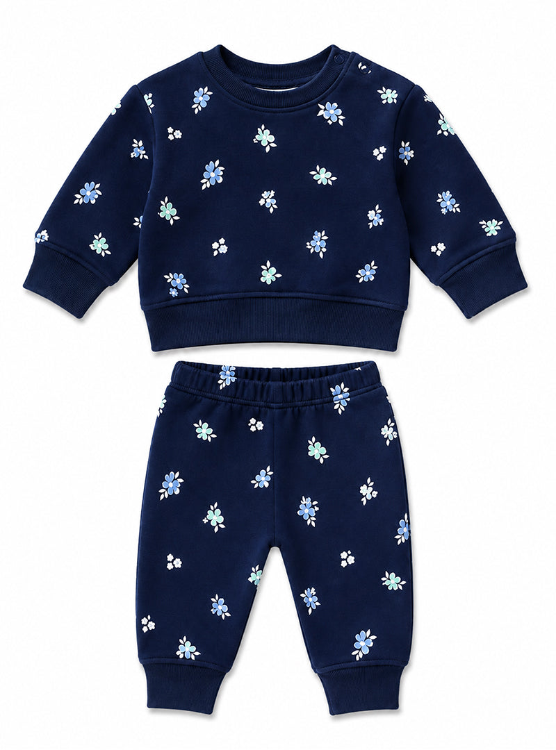 Toddler Winter Set Navy Daisy Dream