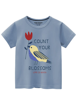 Powder blue T Shirt for Boy