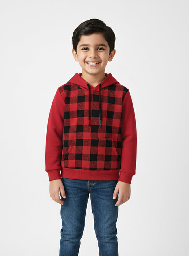 Boys Stylish fleece hoodie design 