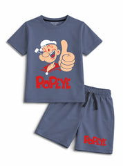 Boys Popeye Power Short Set