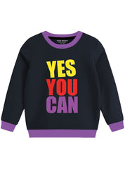 Children's Yes You Can Printed Sweatshirt