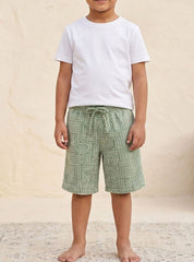 Boys Geo Pattern Shorts