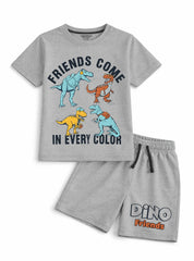 Boys Dino Friends Short Set