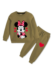 Girls Winter Set Bow & Heart