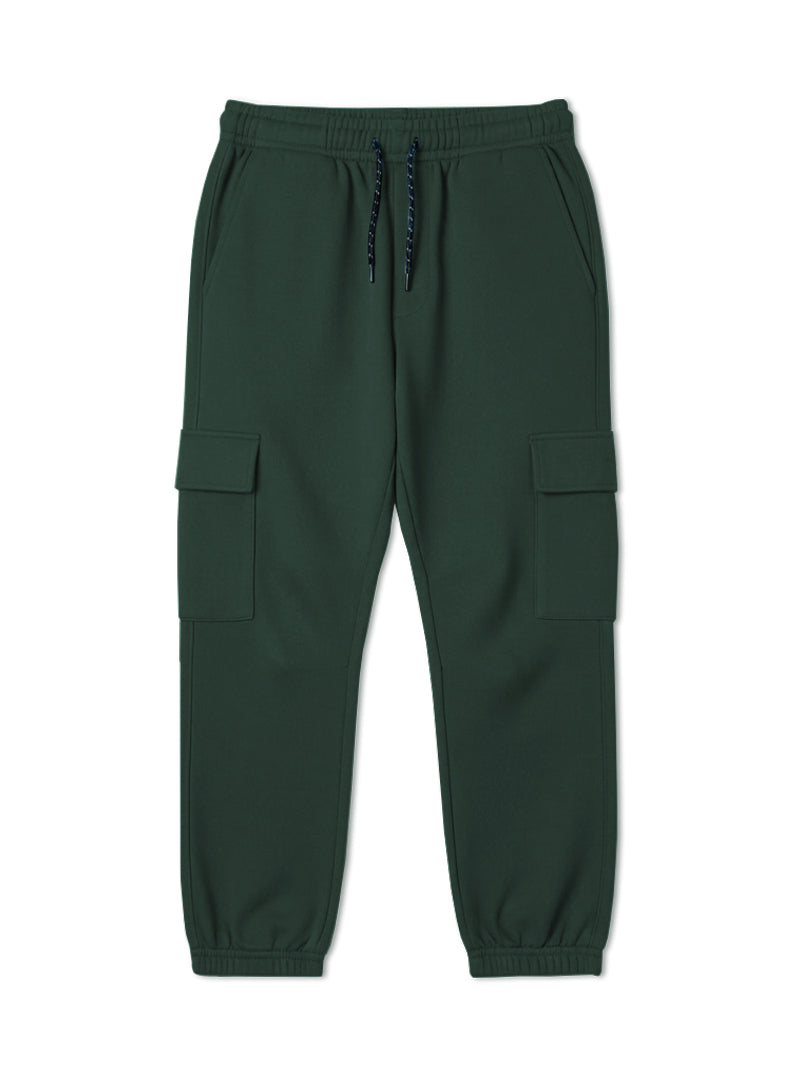 Boys Winter Cargo Trouser Green Street