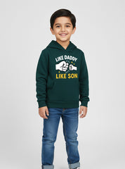 Like Daddy Like Son Fleece Hoodie For Boys