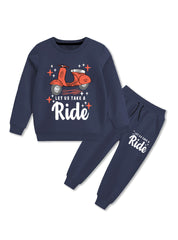 Boys Winter Tracksuit inspiring Let Us Take a Ride