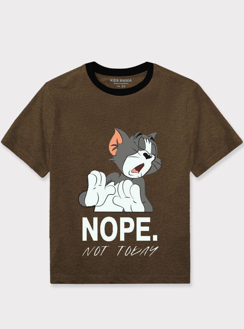 Tom Nope Not Today Cotton Knitted T-Shirt