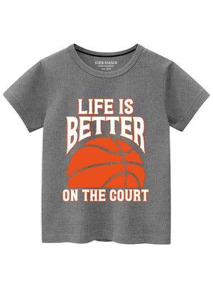 Silver T Shirt for Boy