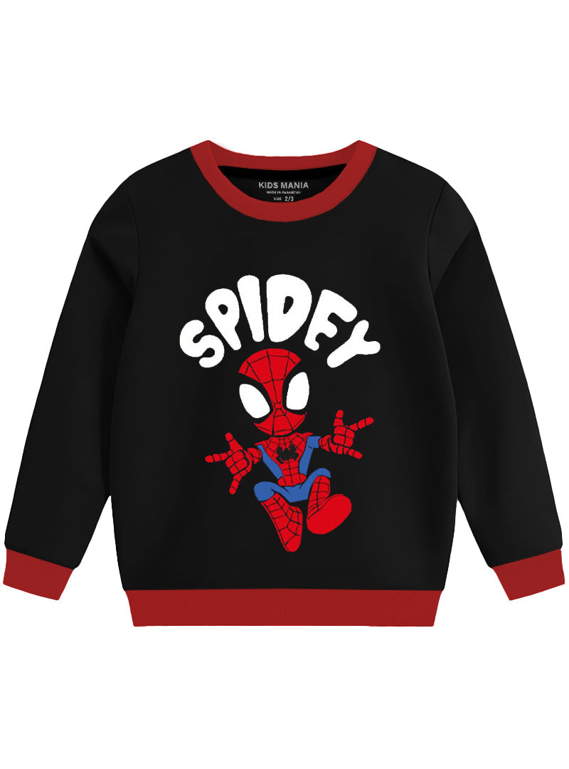 Black Spidey Sweatshirt