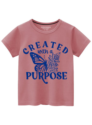 Pastel pink T Shirt for Girl