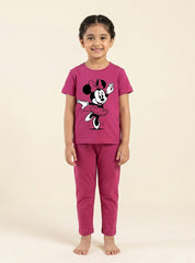 Girls Minnie Trouser Set
