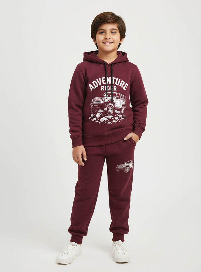  Boys Winter Hoodie Set