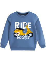 Ride a Scooter Children's Fleece Sweatshirt