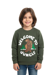 Welcome to Jungle Vibes Sweatshirts For Boys