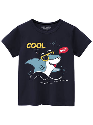 Navy blue T Shirt for Boy