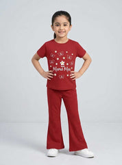 Girls Flared Trouser Set