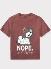 Tom Nope Not Today Cotton Knitted T-Shirt