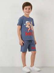 Boys Popeye Power Short Set