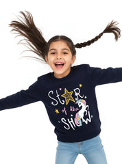 Magical Star of the Show Sweatshirt For Girls
