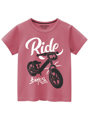 Pastel pink T Shirt for Boy