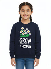Growth Mindset Sweatshirt For Girls