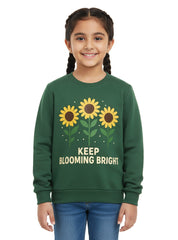 Blooming Radiance Sweatshirt For Girls