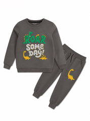 Boys Winter Set Roar Some Day Dino