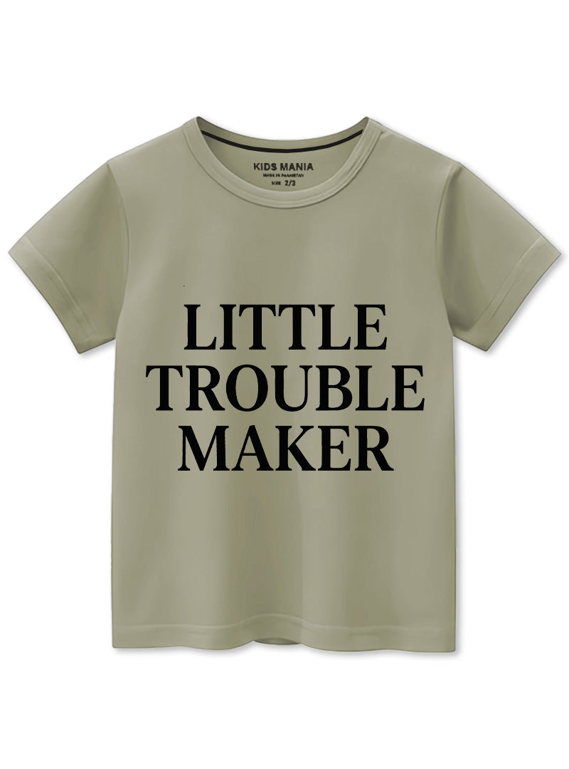 Boys Little Trouble Maker Tee