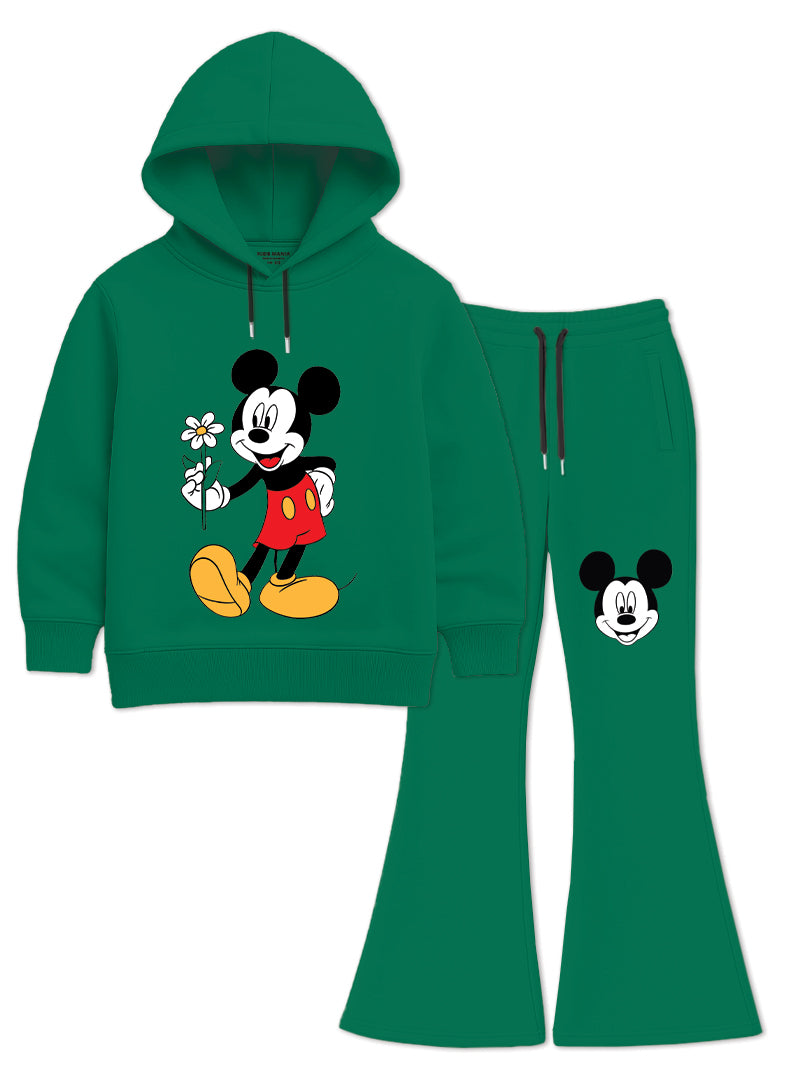 Girls Winter Hoodie Set Mini Mickey Style Lounge